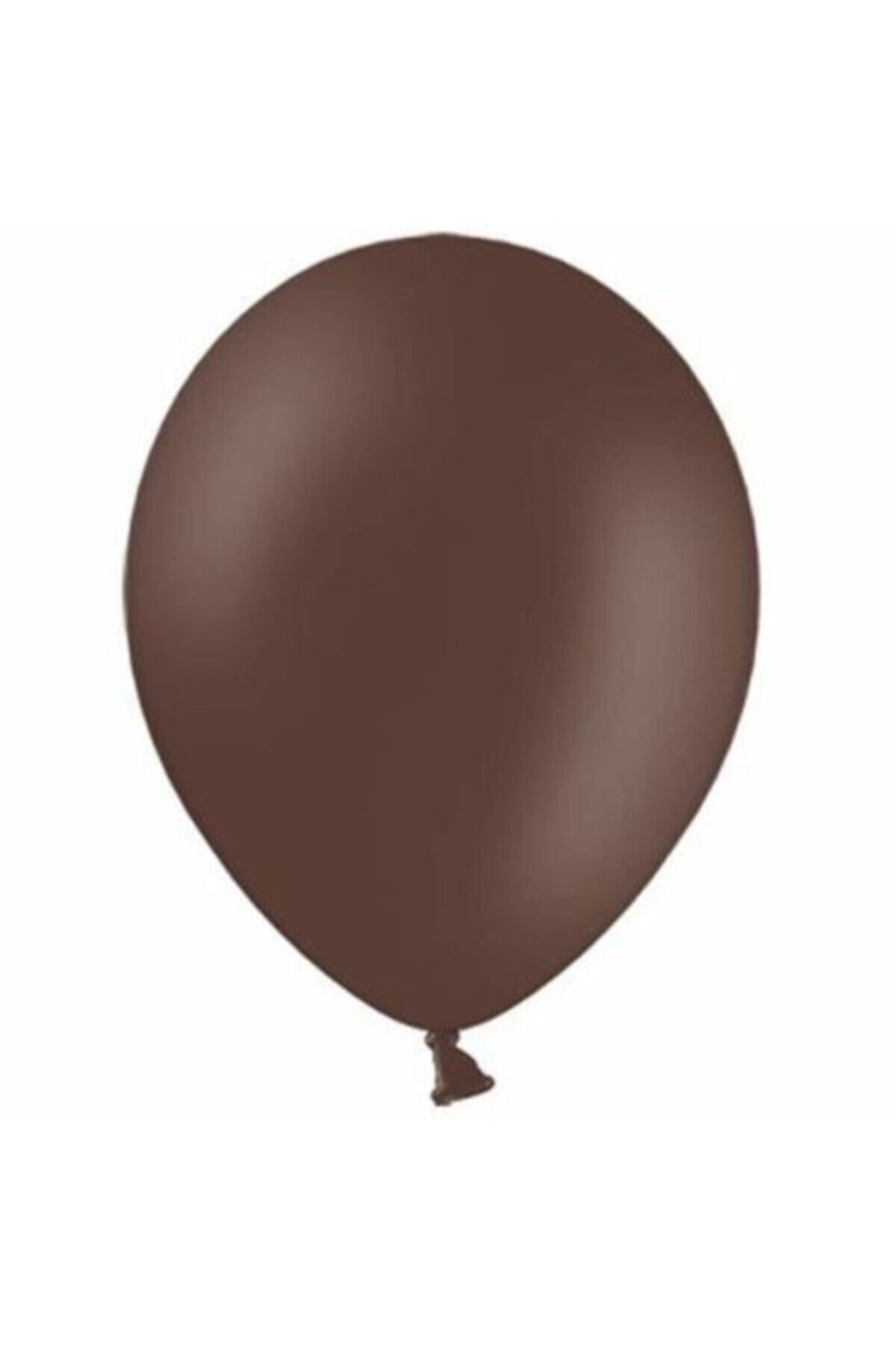 BalonEvi Düz Kahverengi Balon 12 Inch 10 Adet