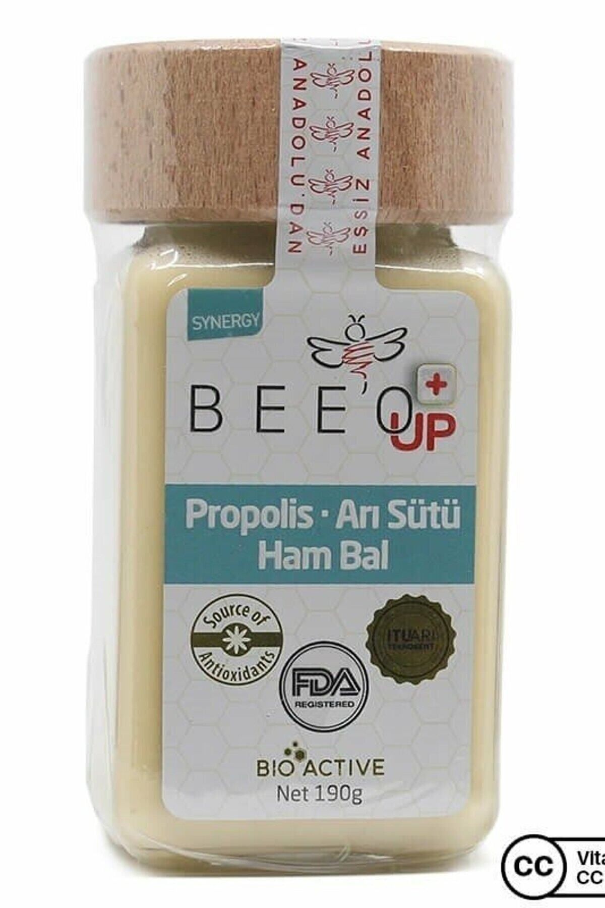 Beeo Up Propolis Arı Sütü Ham Bal 190 Gr - Ballı