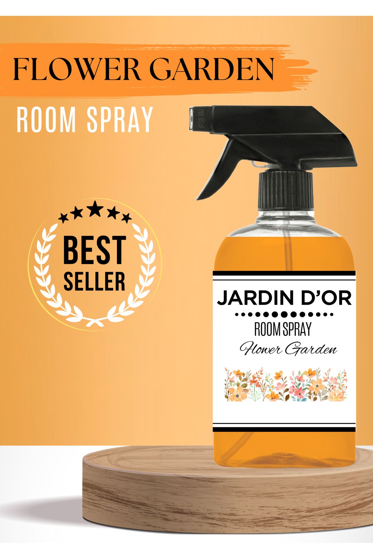 JARDIN D'OR Flower Garden Room Spray Çiçek Bahçesi Oda Spreyi 500 ml Oda Kokusu 8681529300493