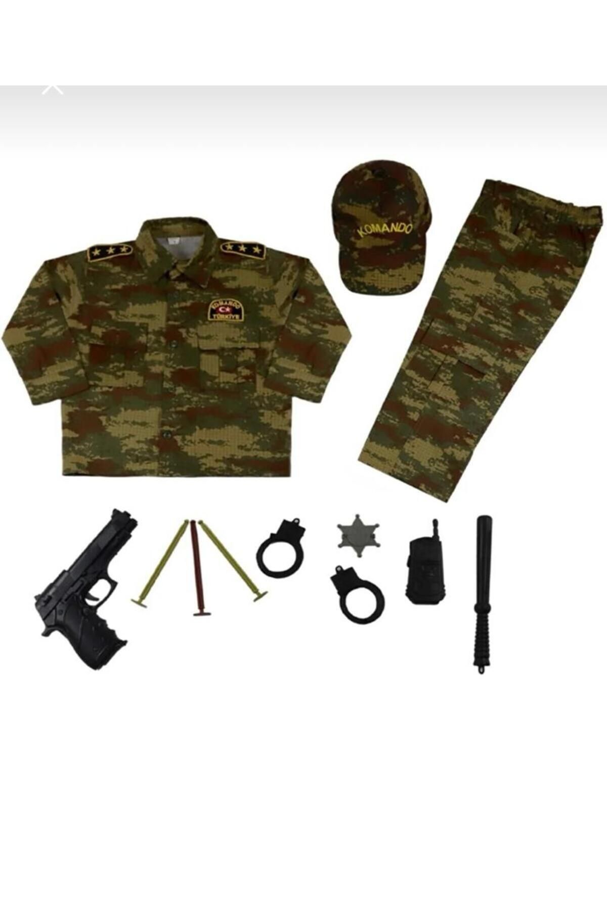Haba Asker Takımı- Nano Model Kahverengi Asker Takımı Ve Oyuncak Takımı