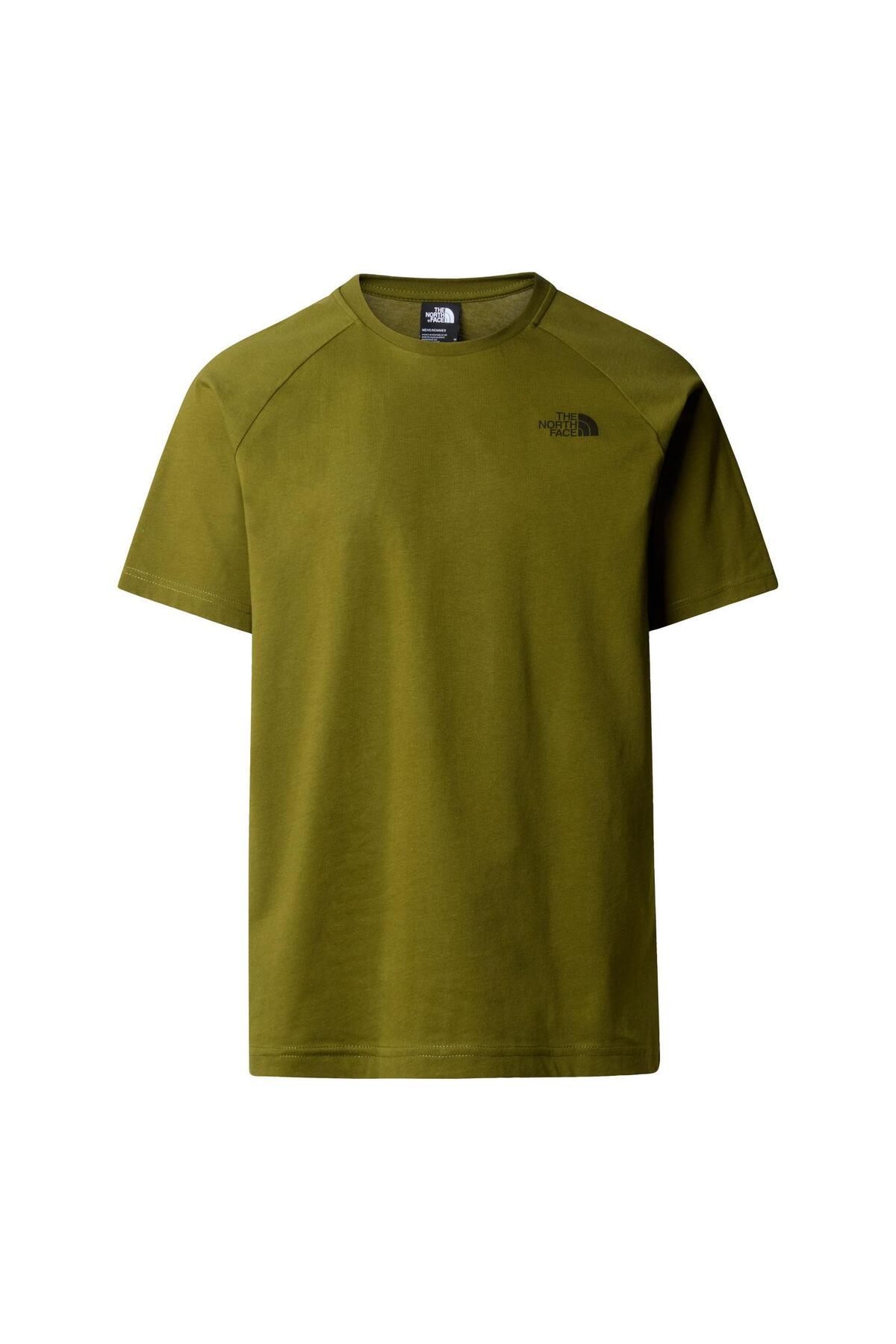The North Face M S/S NORTH FACES TEE  Erkek T-Shirt NF0A87NUPIB1 Yeşil-XL