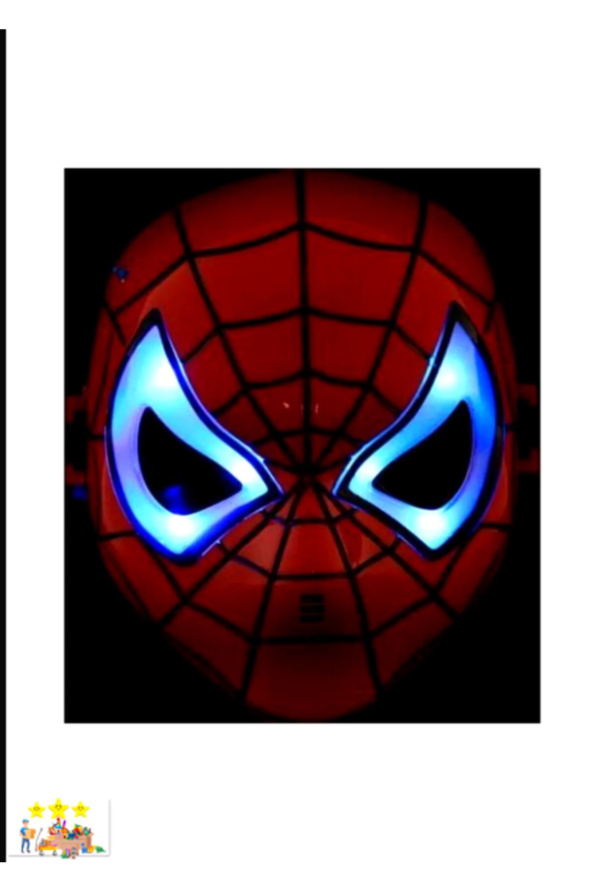 Genel Markalar Maske Işıklı Spiderman Örümcek Adam Maskesi Kaliteli Ürün