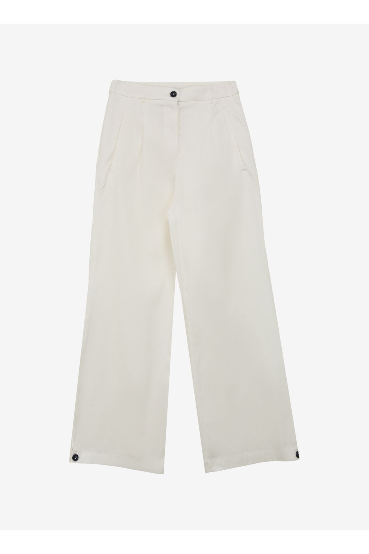 Fabrika Kırık Beyaz Kadın Bol Kesim Pantolon F4SL-PNT0229