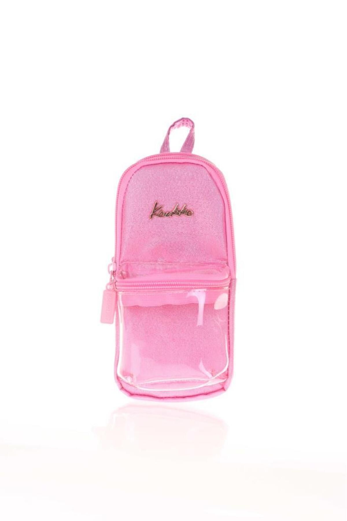 Kaukko Magical Junior Bag Kalem Çantası Transparent Pembe K2500