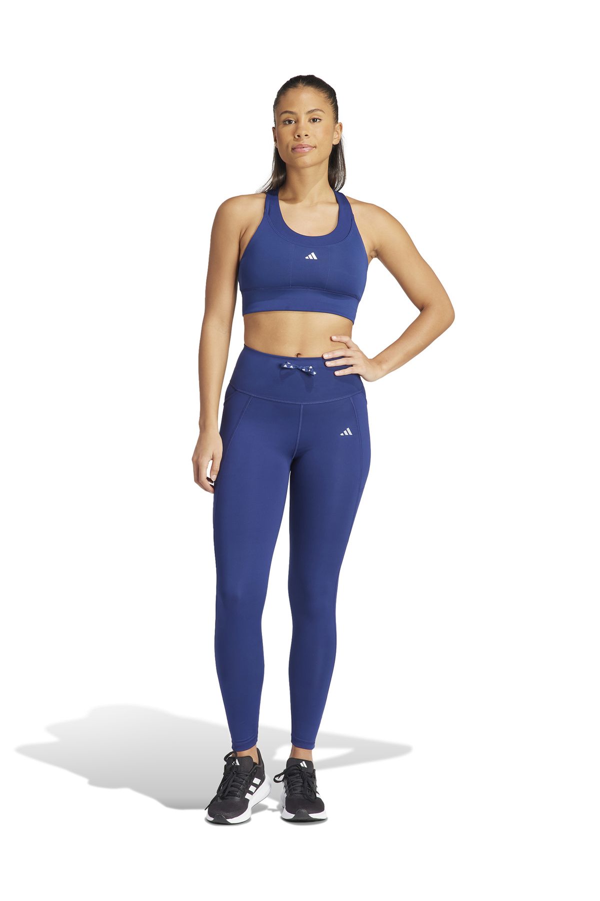 adidas Mavi Kadın Slim Fit Tayt IU1659 Run
