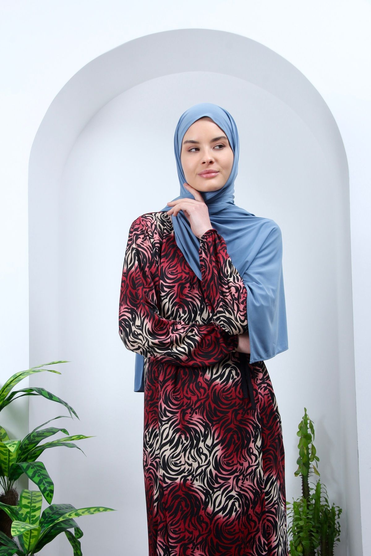Kutay Collection Yandan Bağlamalı Kadın Namaz Elbisesi