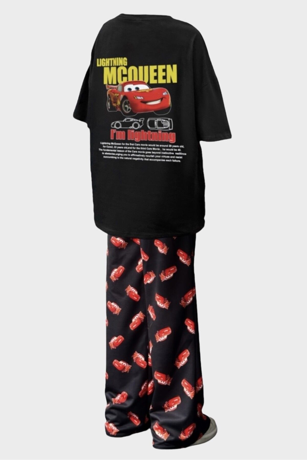 Ef Butik McQueen Car T-Shirt Eşofman Altı Takımı