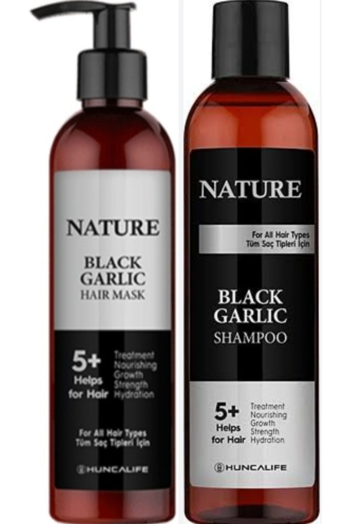 Huncalife 350 ml Nature Siyah Sarımsaklı Şampuan

Ve saç maskesi