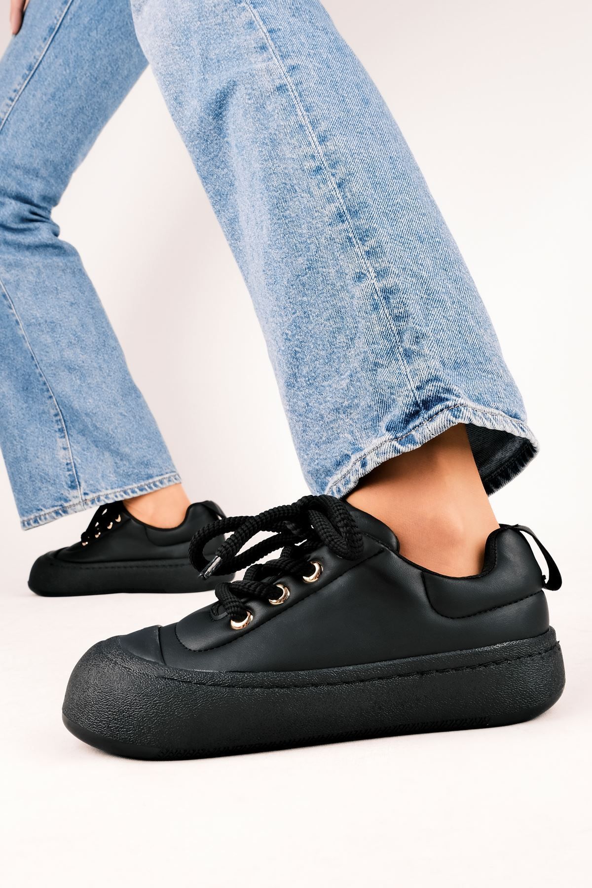LAL SHOES & BAGS Laire Kadın Günlük Ayakkabı-siyah