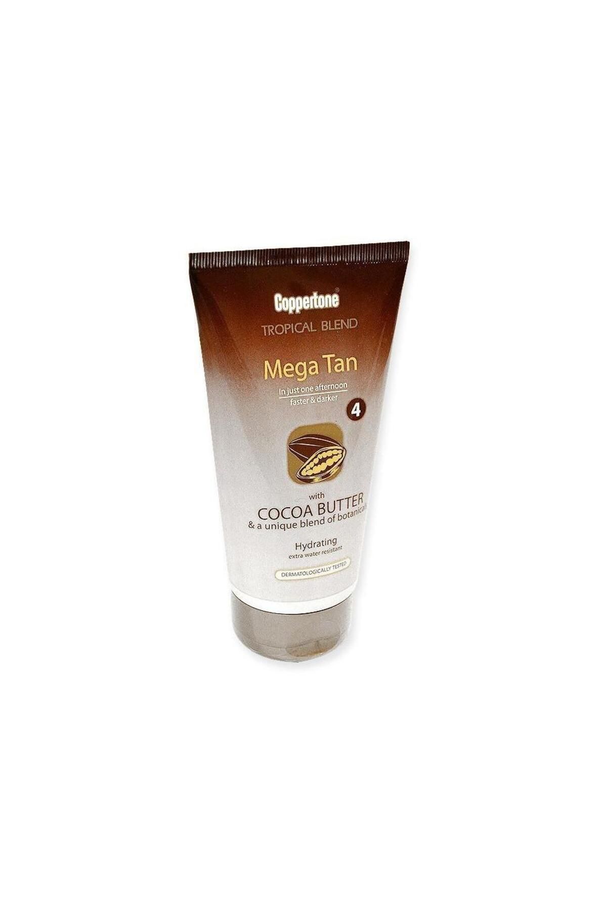 Coppertone Mega Tan Cocoa Butter Hızlı Bronzlaşma Spf4 150 ml