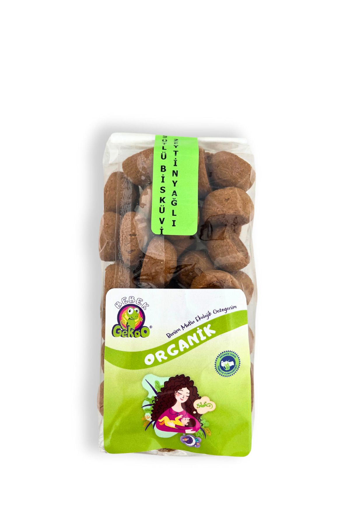 Gekoo Organik Çocuk Bisküvisi | Sütlü - 300g