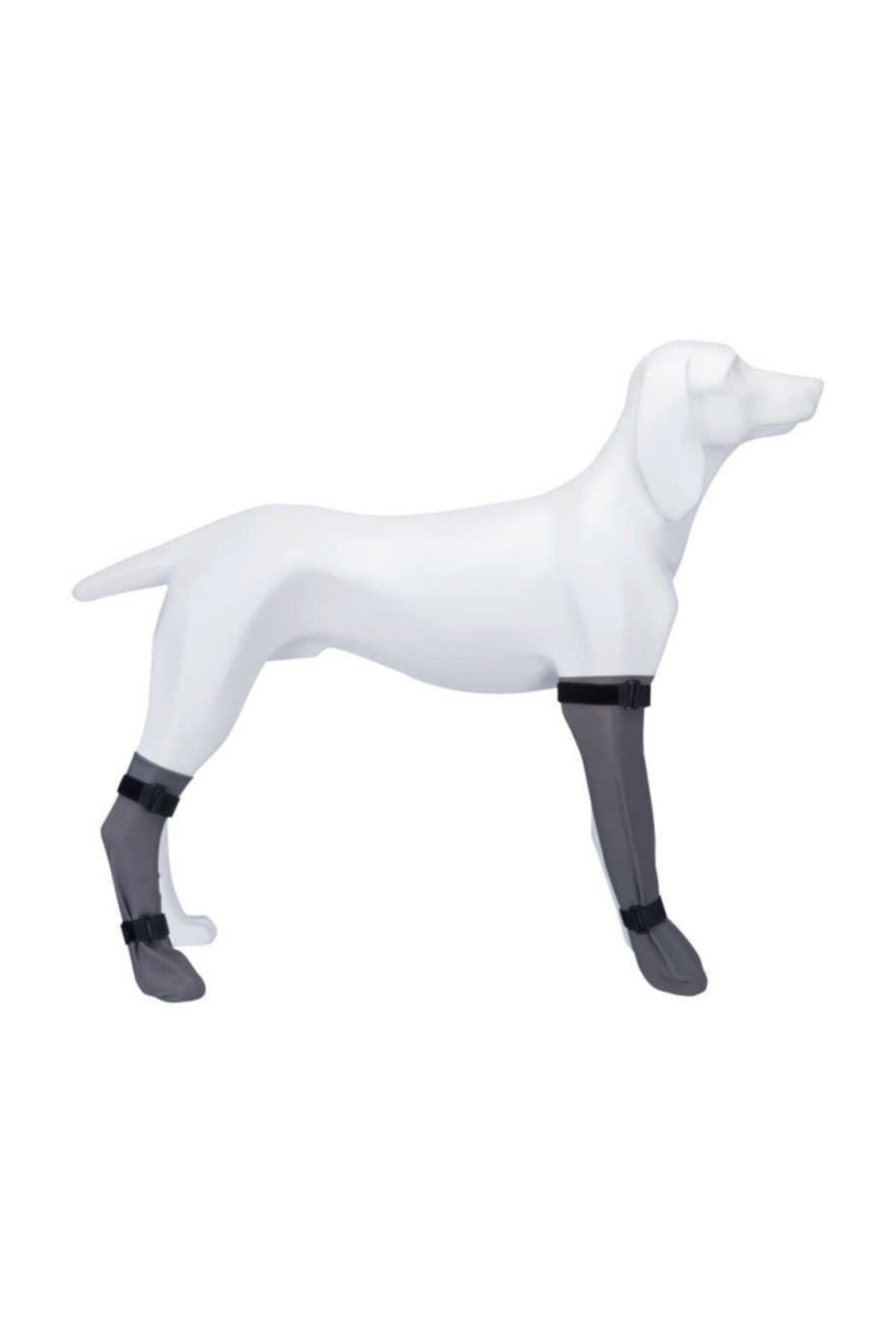 Trixie Köpek Çorabı Su Geçirmez M:8 cm/35 cm Gri