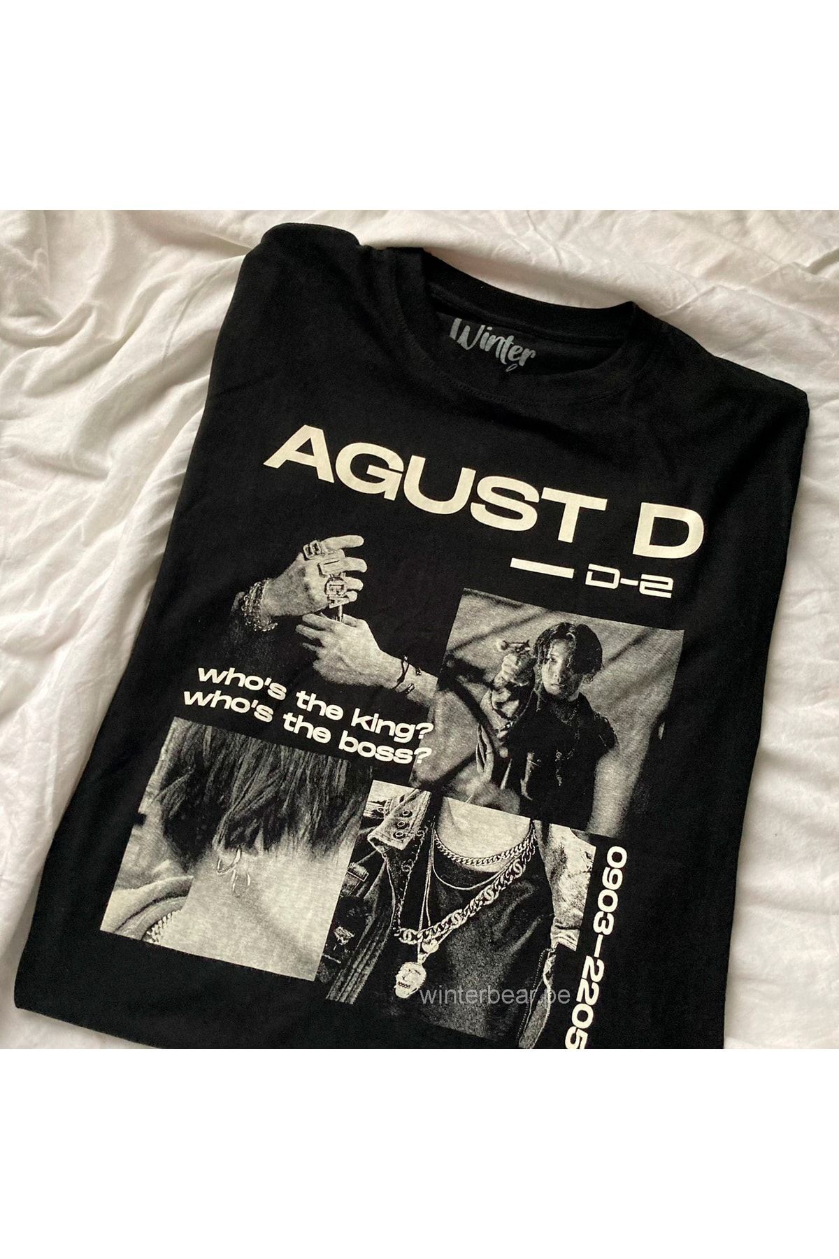oneagılyazı Favoriconsept - Bts - Suga Agust D Who's The King Boss Unisex Tişört