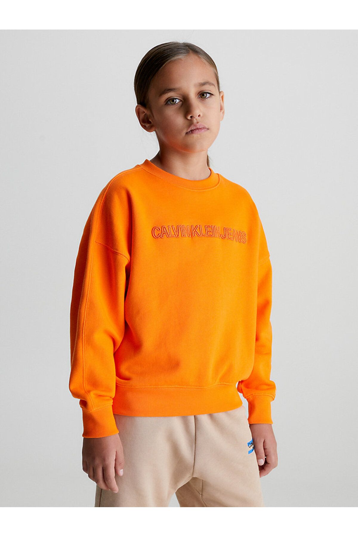 Calvin Klein Ckj Raised Embro Swearshirt