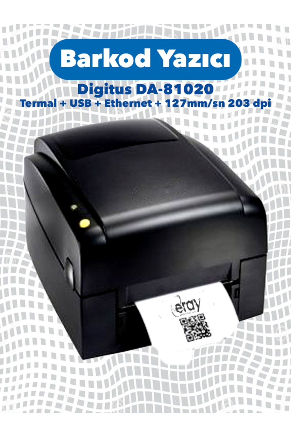 Digitus Da-81020 Barkod Ve Etiket Yazıcı (HIZLI ÇIKTI, UZUN ÖMÜRLÜ)