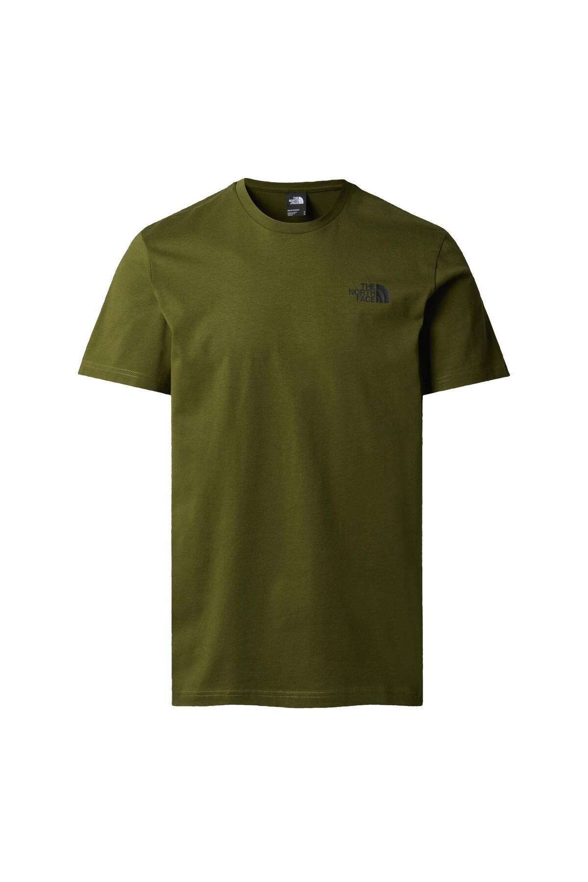 The North Face M S/S REDBOX CELEBRATION TEE Erkek T-Shirt NF0A87NVPIB1 Yeşil-M