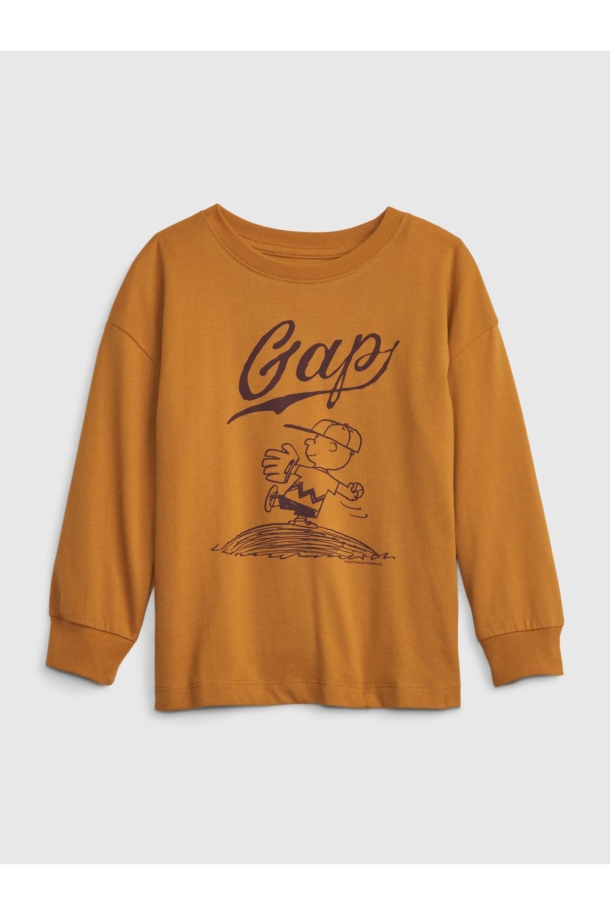 GAP Erkek Bebek Turuncu Peanuts Grafikli T-Shirt