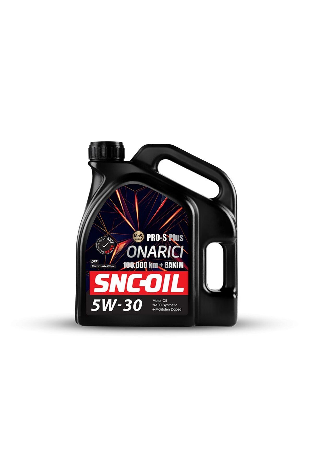 snc ICON GROUP - SNC-OIL 100.000 Km + Bakım Pro-S Plus Onarıcı 5W-30 Motor Yağı(4 Litre)