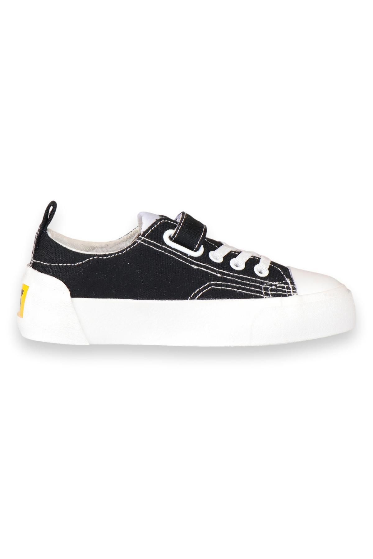 Vicco 346.P24Y141 Patik Keten Siyah-Beyaz Çocuk Spor Ayakkabı
