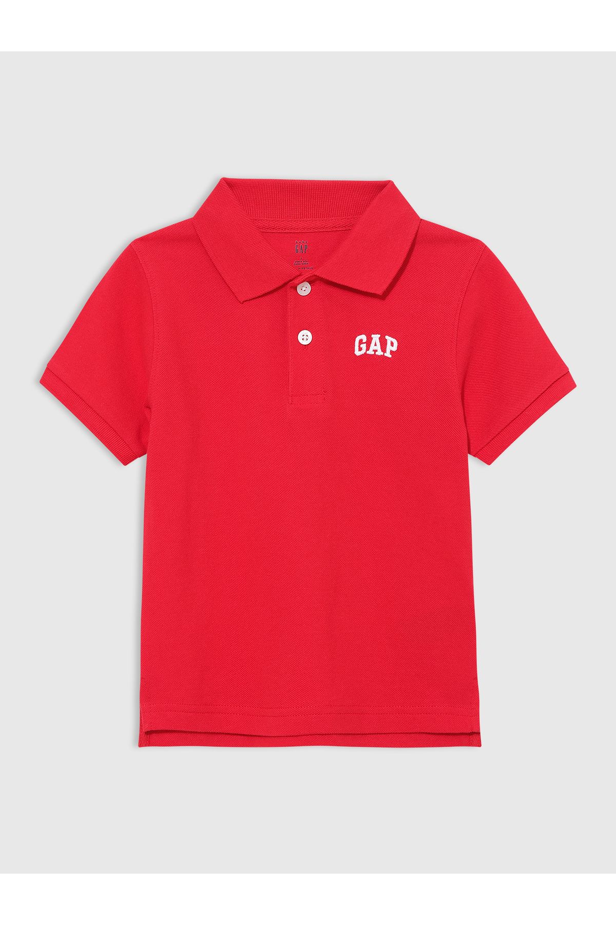 GAP Erkek Bebek Kırmızı Gap Logo Polo Yaka T-shirt