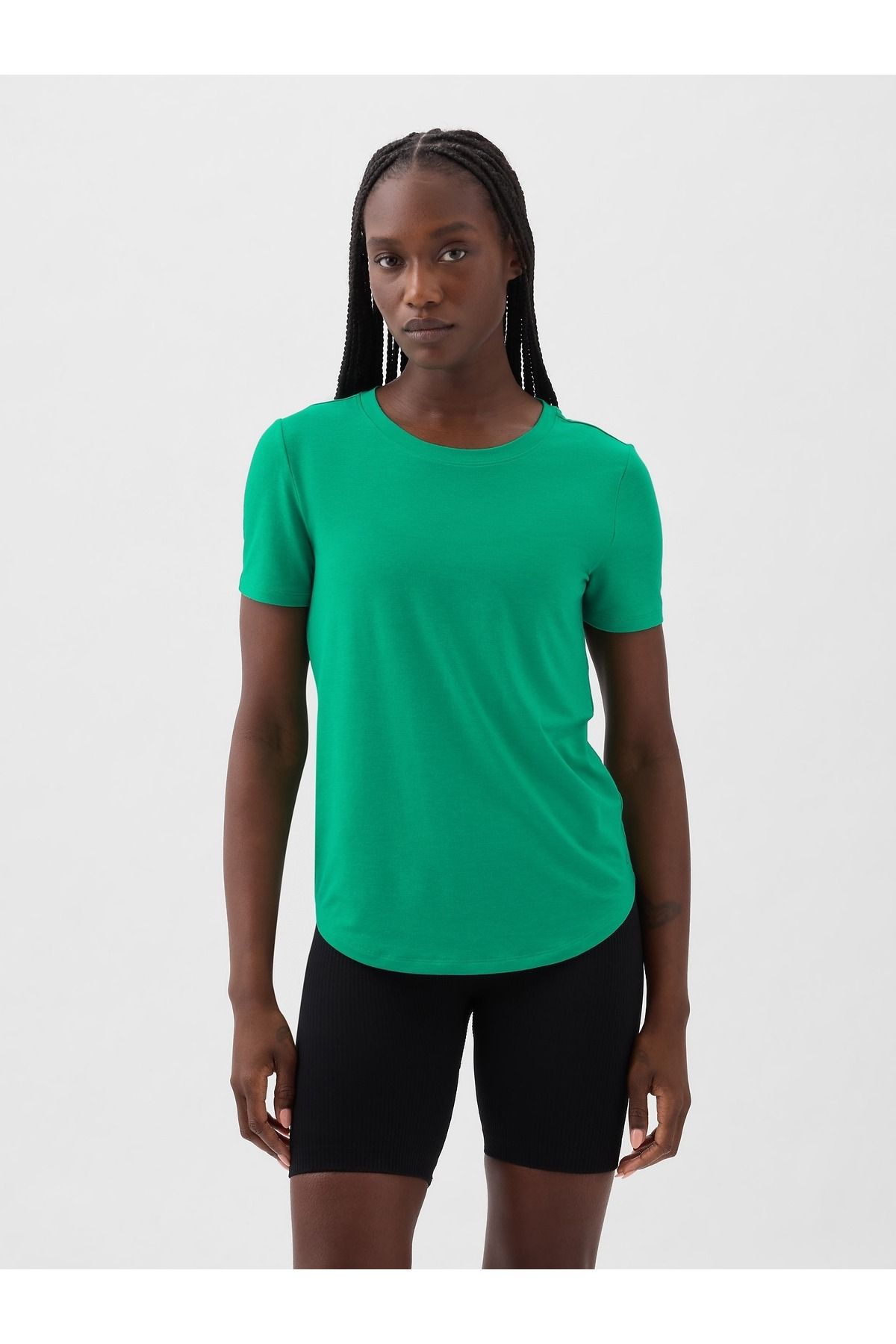 GAP Kadın Yeşil GapFit Breathe T-Shirt