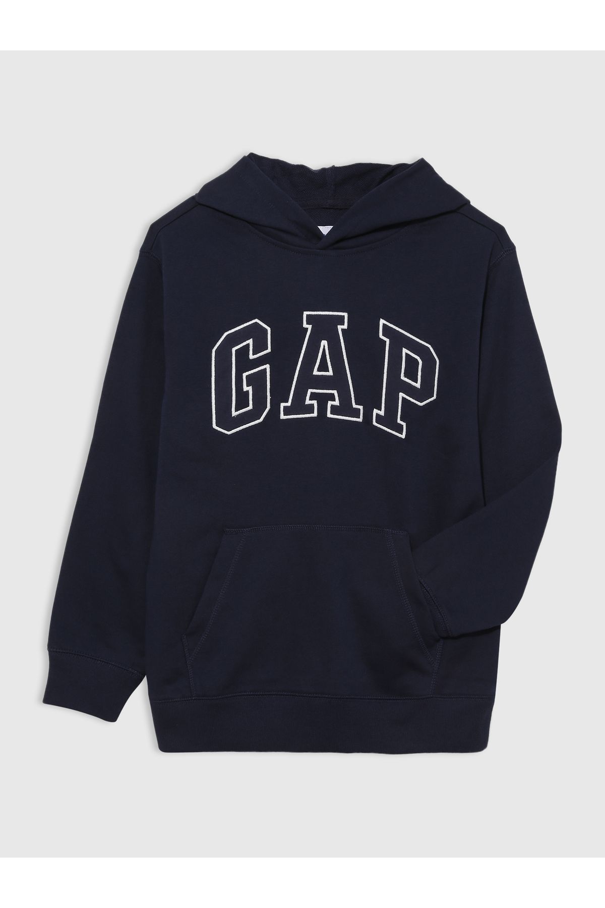 GAP Erkek Çocuk Lacivert Gap Logo Fransız Havlu Kumaş Sweatshirt