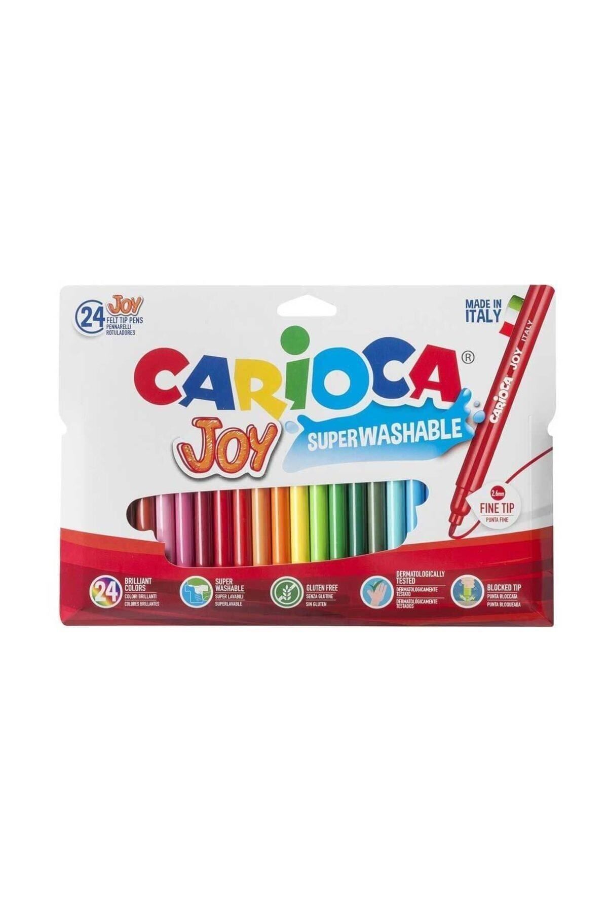 Carioca Joy Yıkanabilir Keçeli Boya Kalemi 24'lü