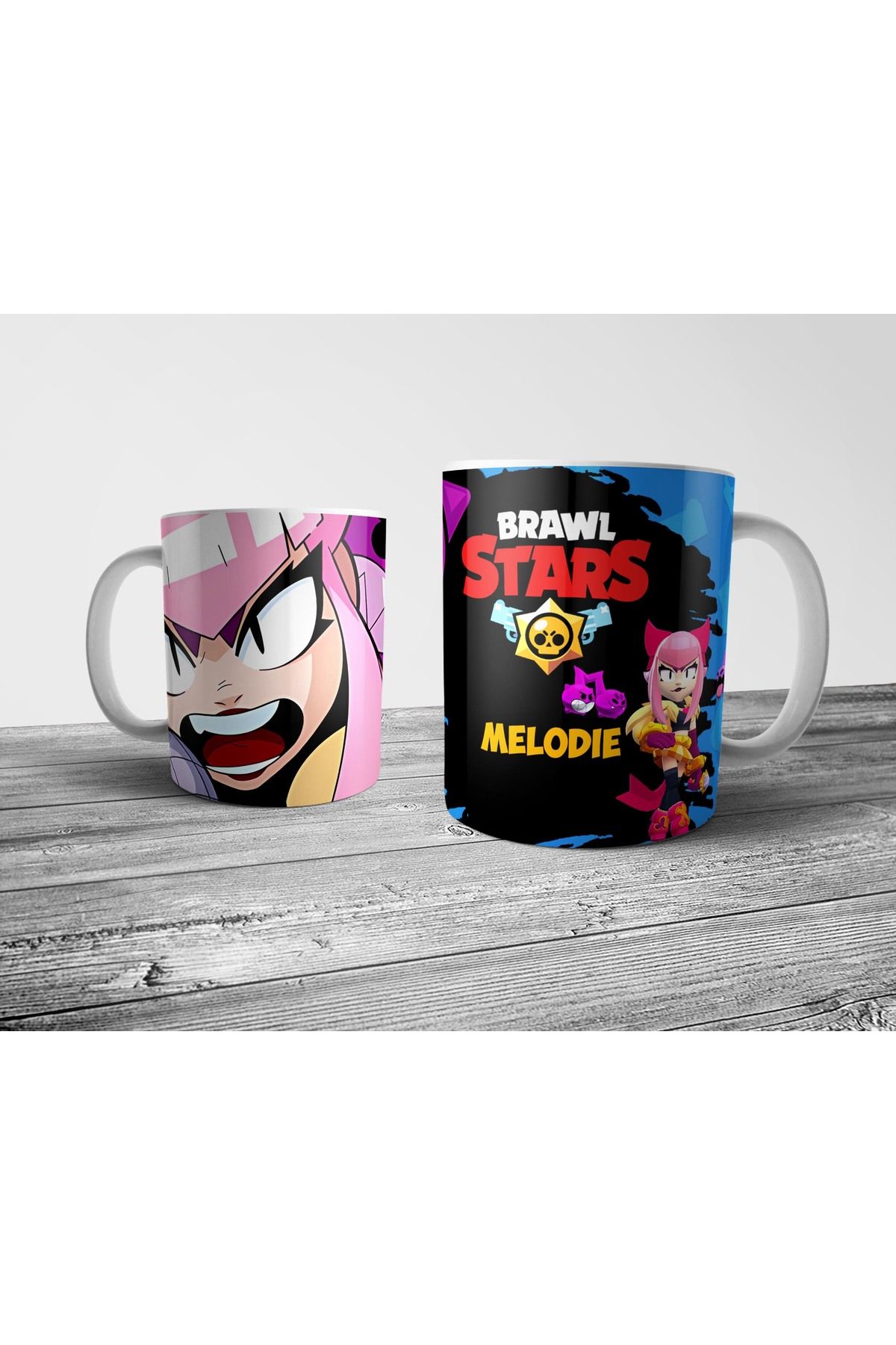 Pixxa Brawl Stars Melodie Kupa Bardak Model 2