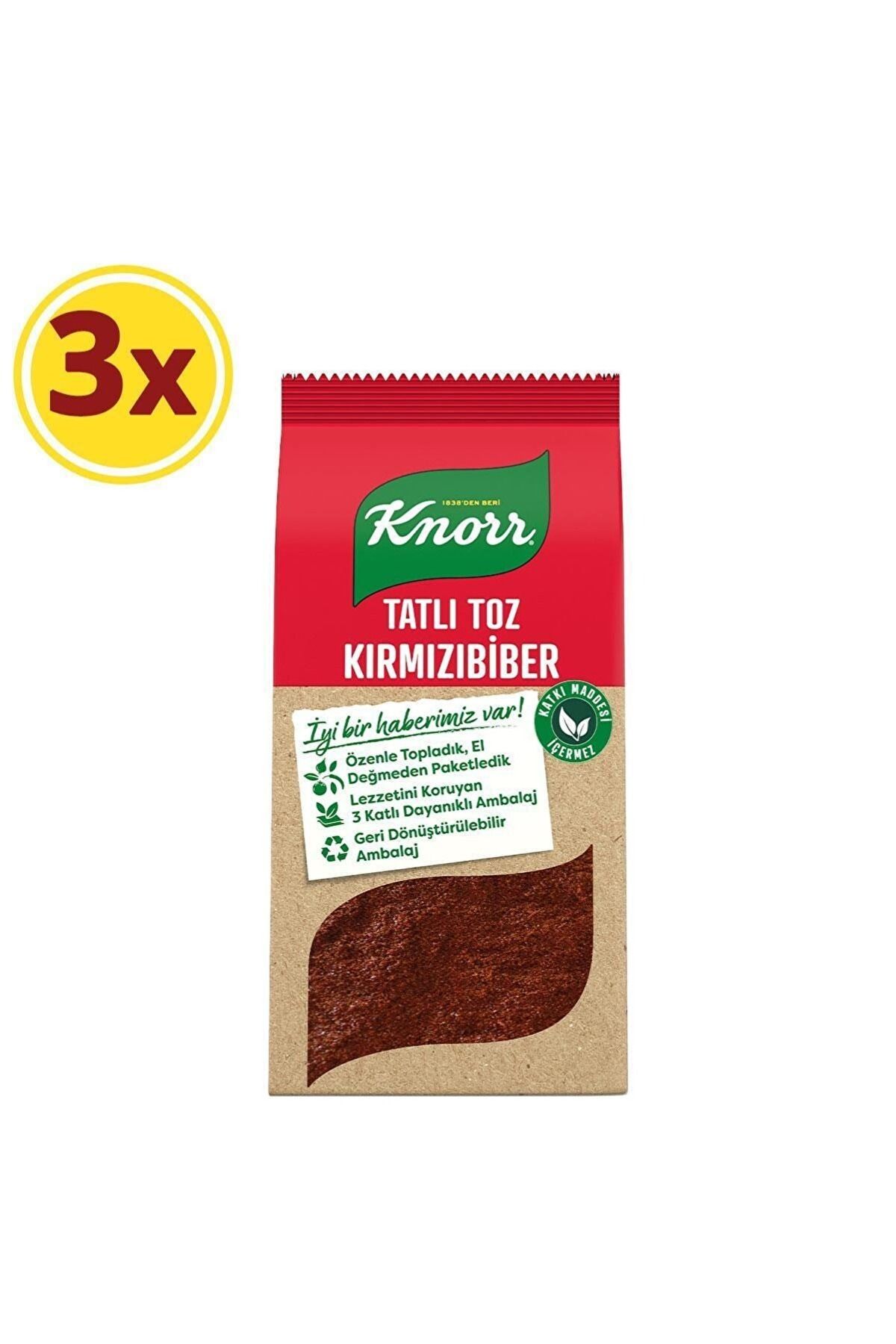 Knorr Baharat Serisi Toz Kırmızıbiber Tatlı 65 gr X 3 Adet