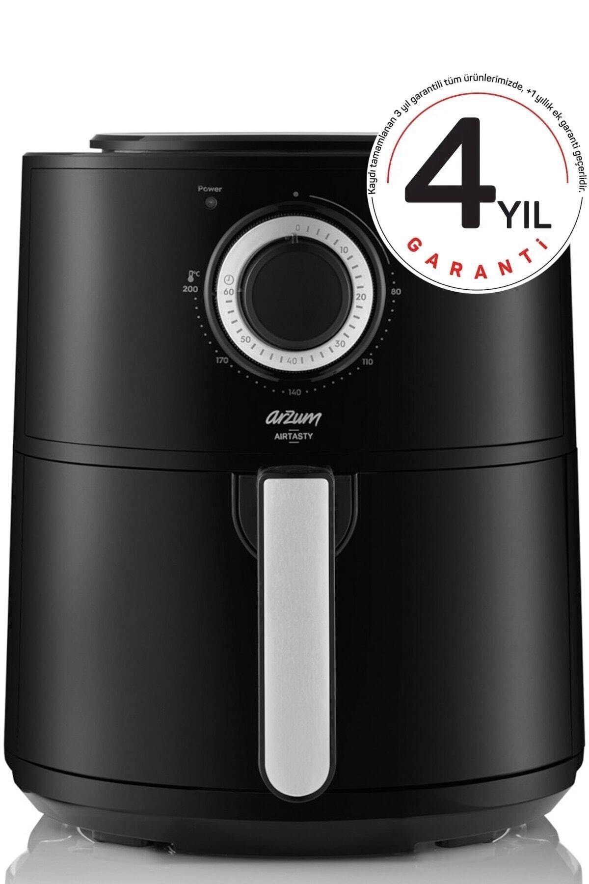 easytekno Arzum Ar2062-g Airtasty Airfryer 4 Litre Sıcak Hava Fritözü - Gümüş