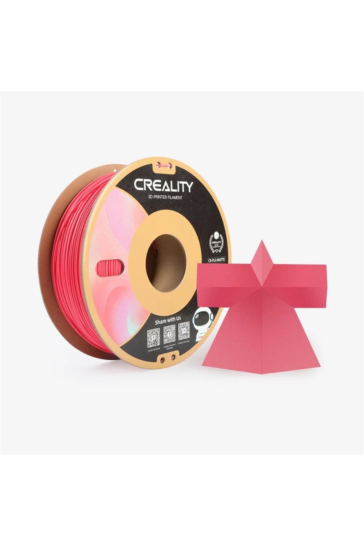 Creality Cr-Pla Mat Çilek Kırmızısı 1.75mm Pla 3D Baskı Filamenti 1Kg