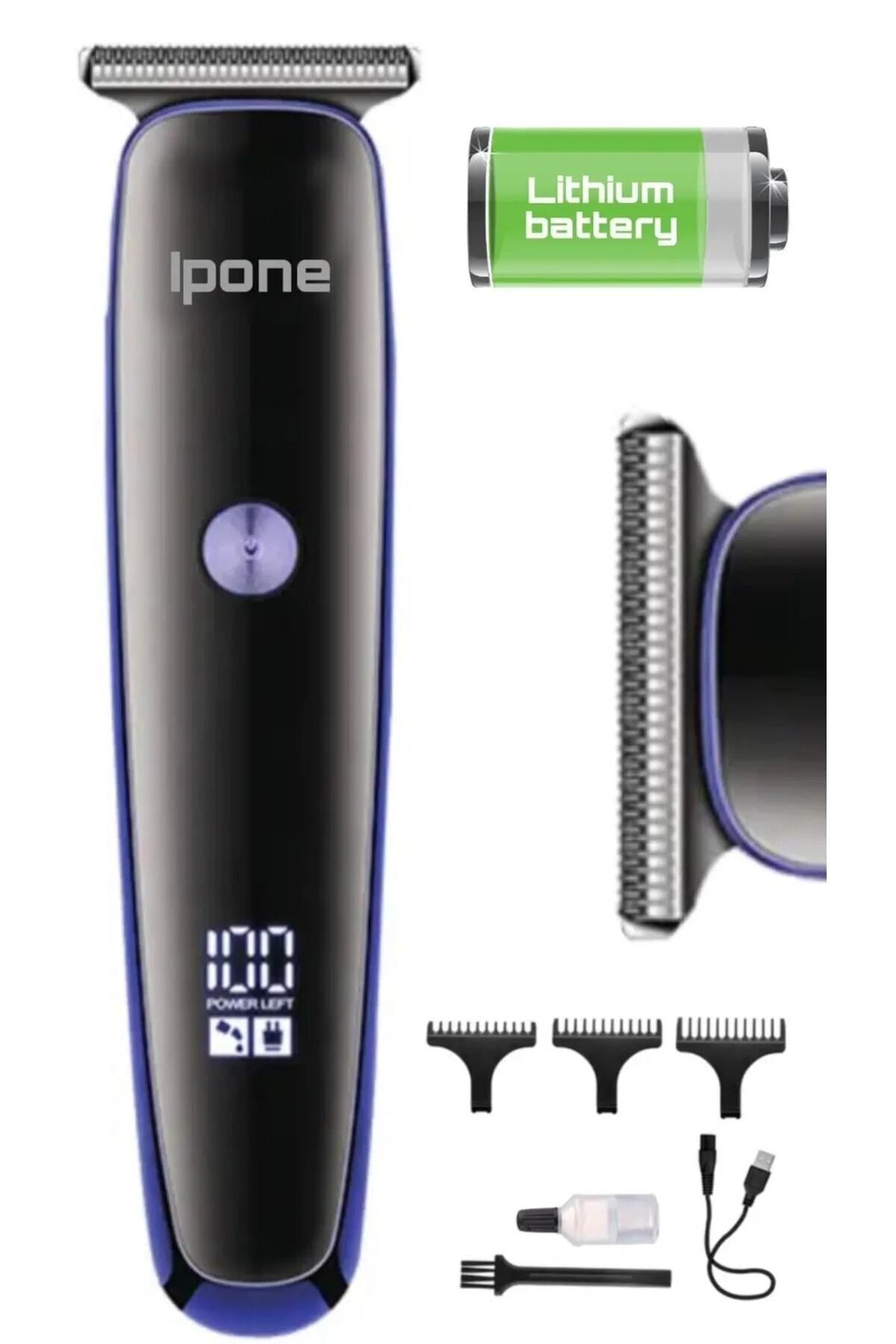 Ipone Ip-789 Professıonal Saç Sakallazer Öncesi Bay Bayanlar Için Kuaförlere Özel Tıraş Makinesi Bohça