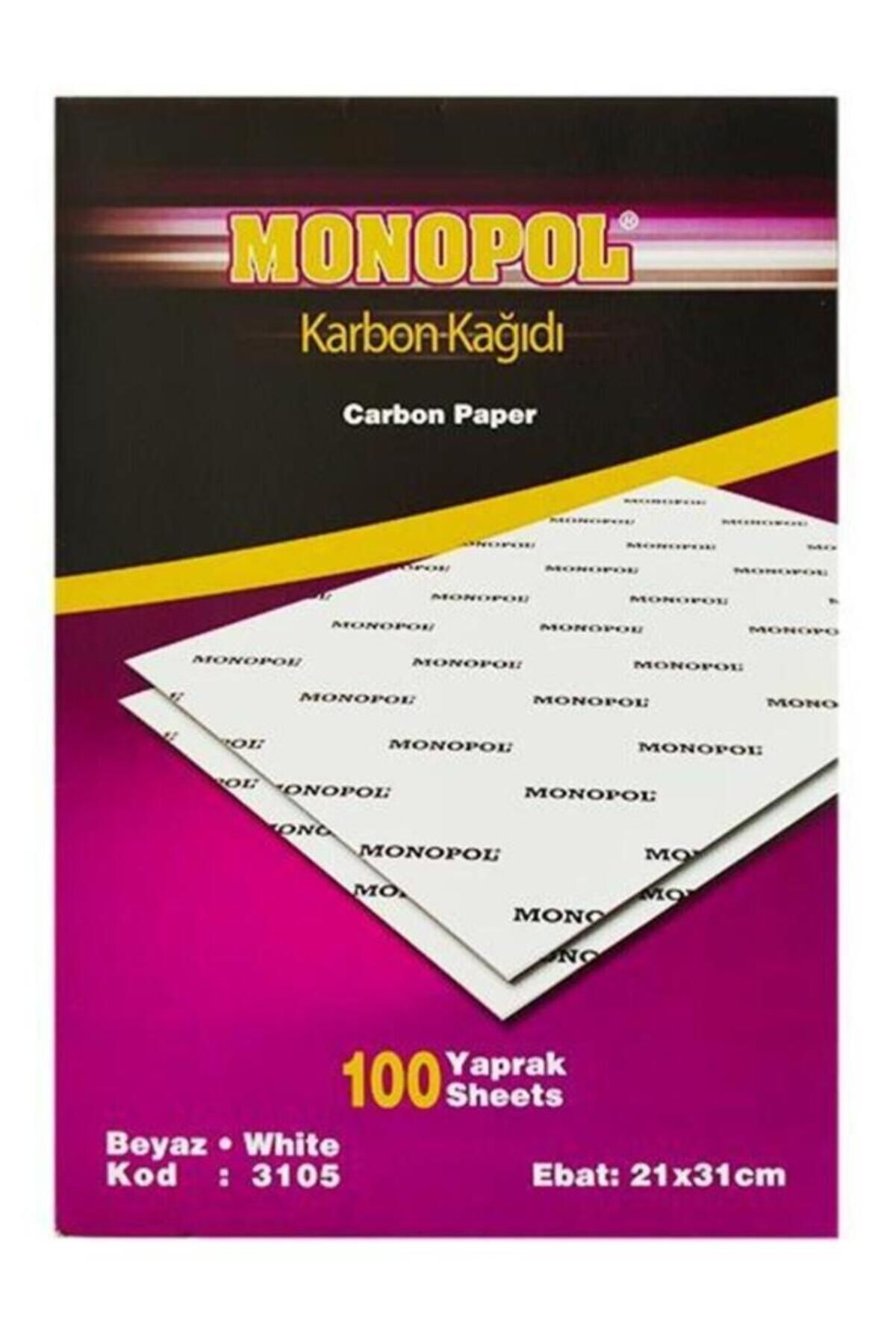 Monopol Karbon Kağıdı (100 LÜ) A3 Beyaz 3116