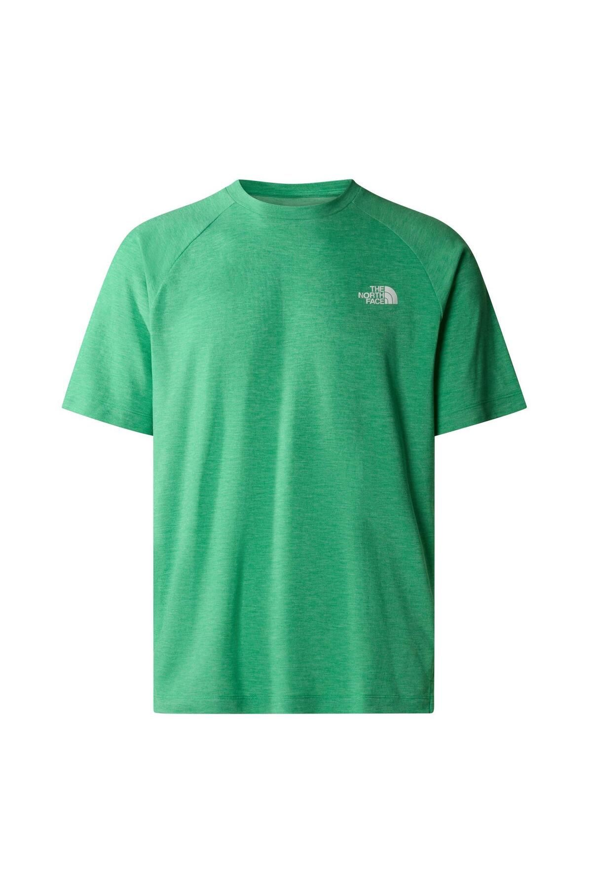 The North Face M FOUNDATION S/S TEE Erkek T-Shirt NF0A87FQPPO1 Yeşil-S