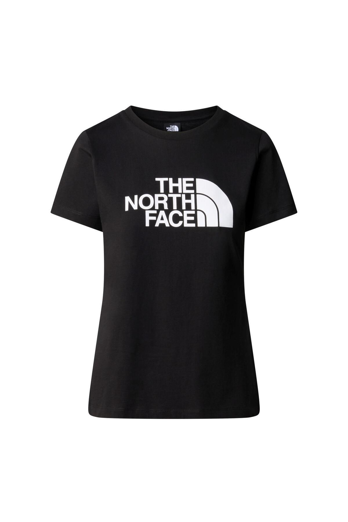 The North Face W S/S EASY TEE  T-Shirt NF0A87N6JK31 Siyah-L
