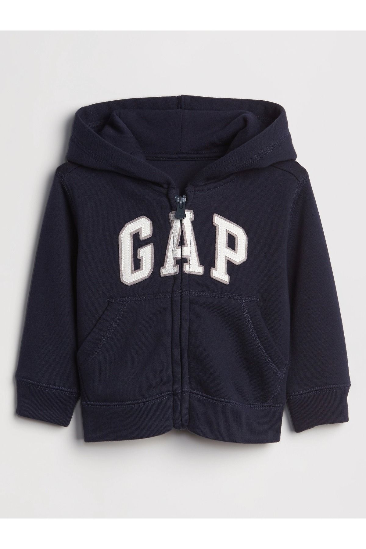 GAP Erkek Bebek Lacivert Gap Logo Kapüşonlu Sweatshirt