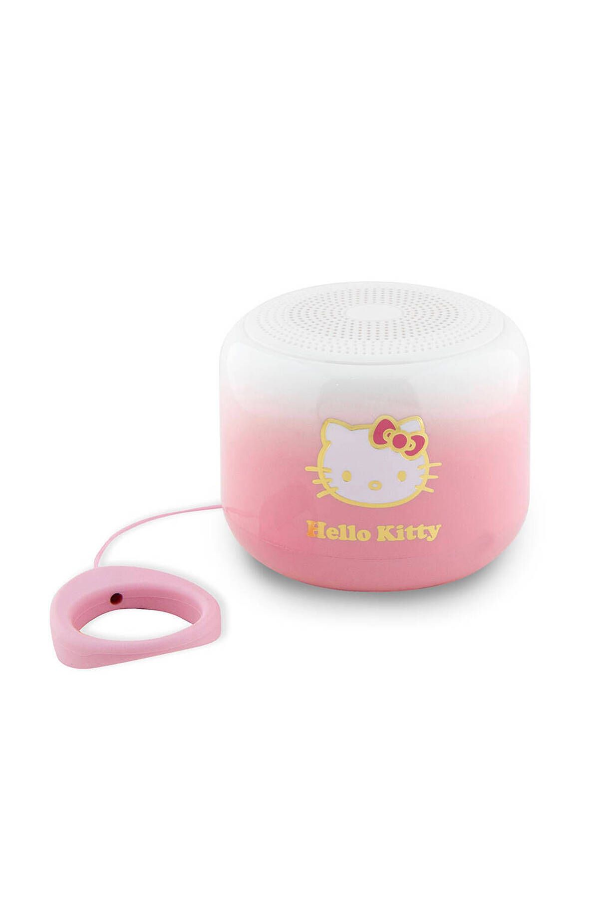 Hello Kitty Mini Bluetooth Hoparlör Renk Geçişli Elektroplating Logolu Lisanslı Hello Kitty Speaker V5.0