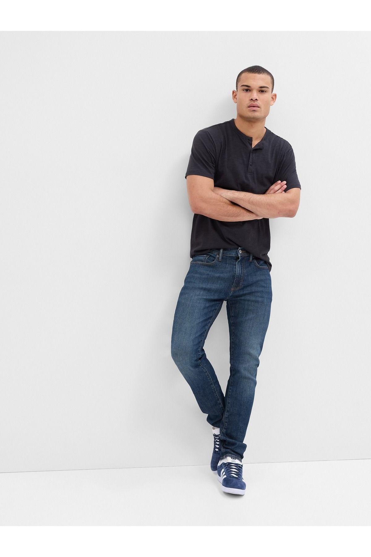 GAP Erkek Mavi Gapflex Soft Wear Max Skinny Washwell™ Jean Pantolon