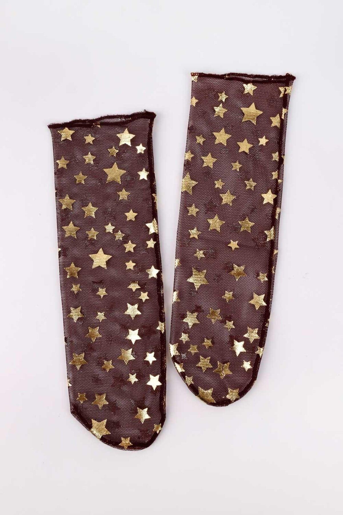 Le Mabelle Bordo Küçük Yıldız Detaylı Kız Çocuk Tül Çorap