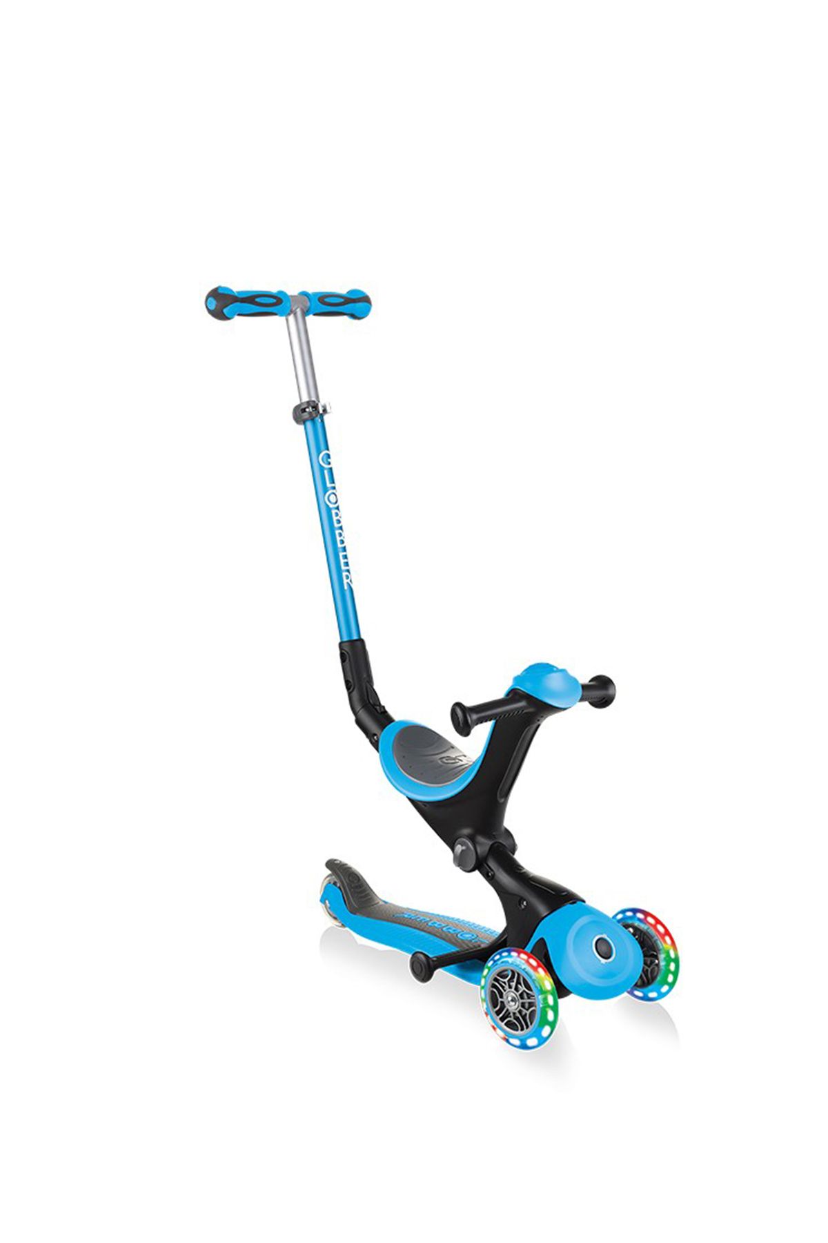 Globber Go Up Deluxe Mavi Işıklı Çocuk Scooter