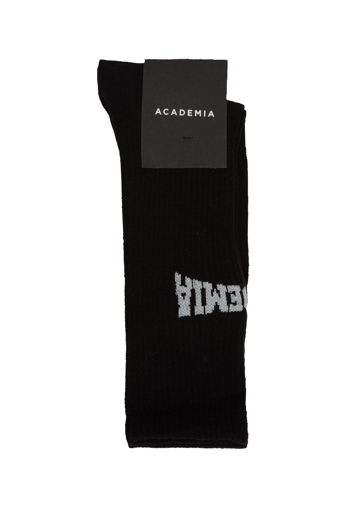 Academia Siyah Logolu Erkek Çorap