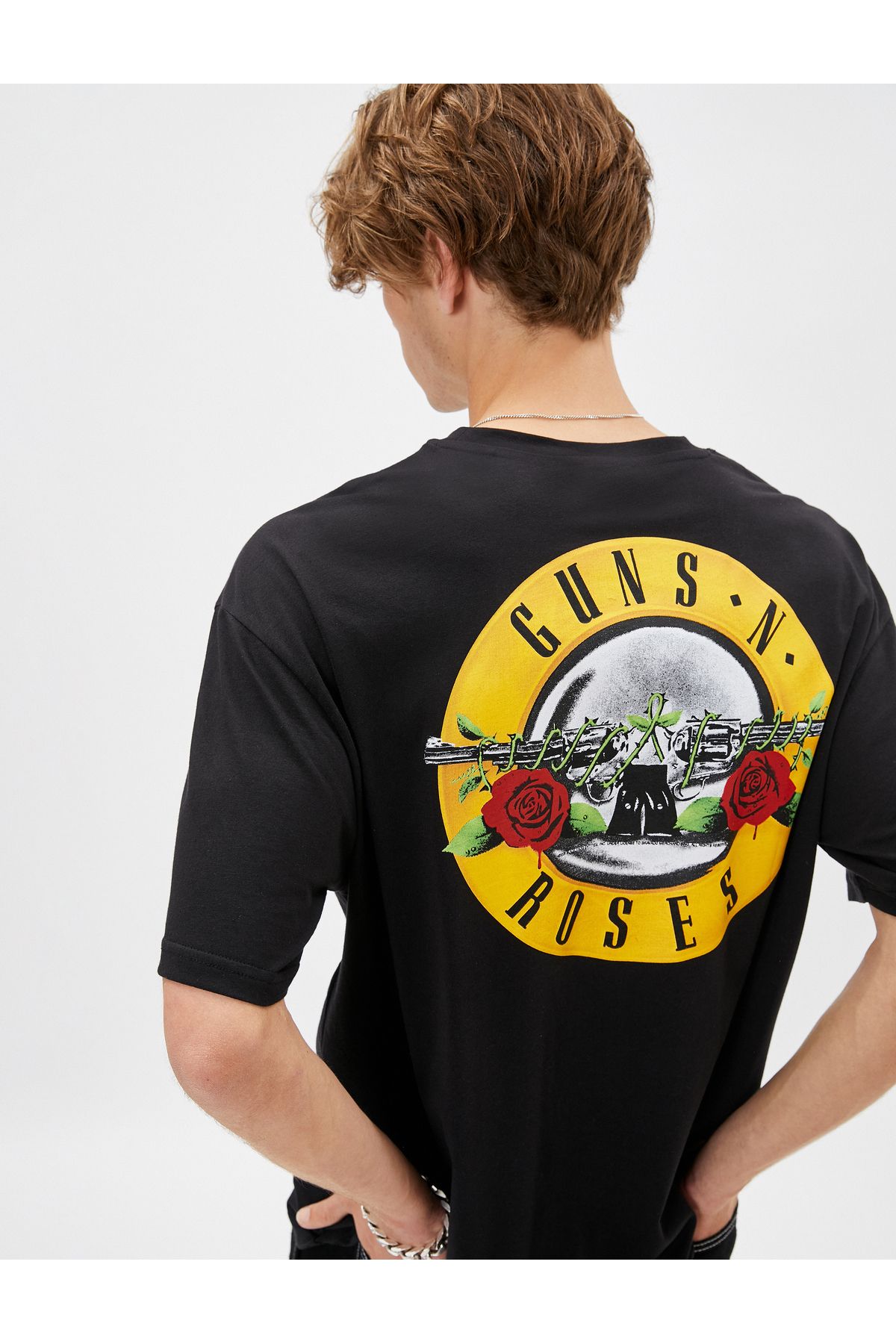 Koton Guns N' Roses Tişört Lisanslı Arkası Baskılı