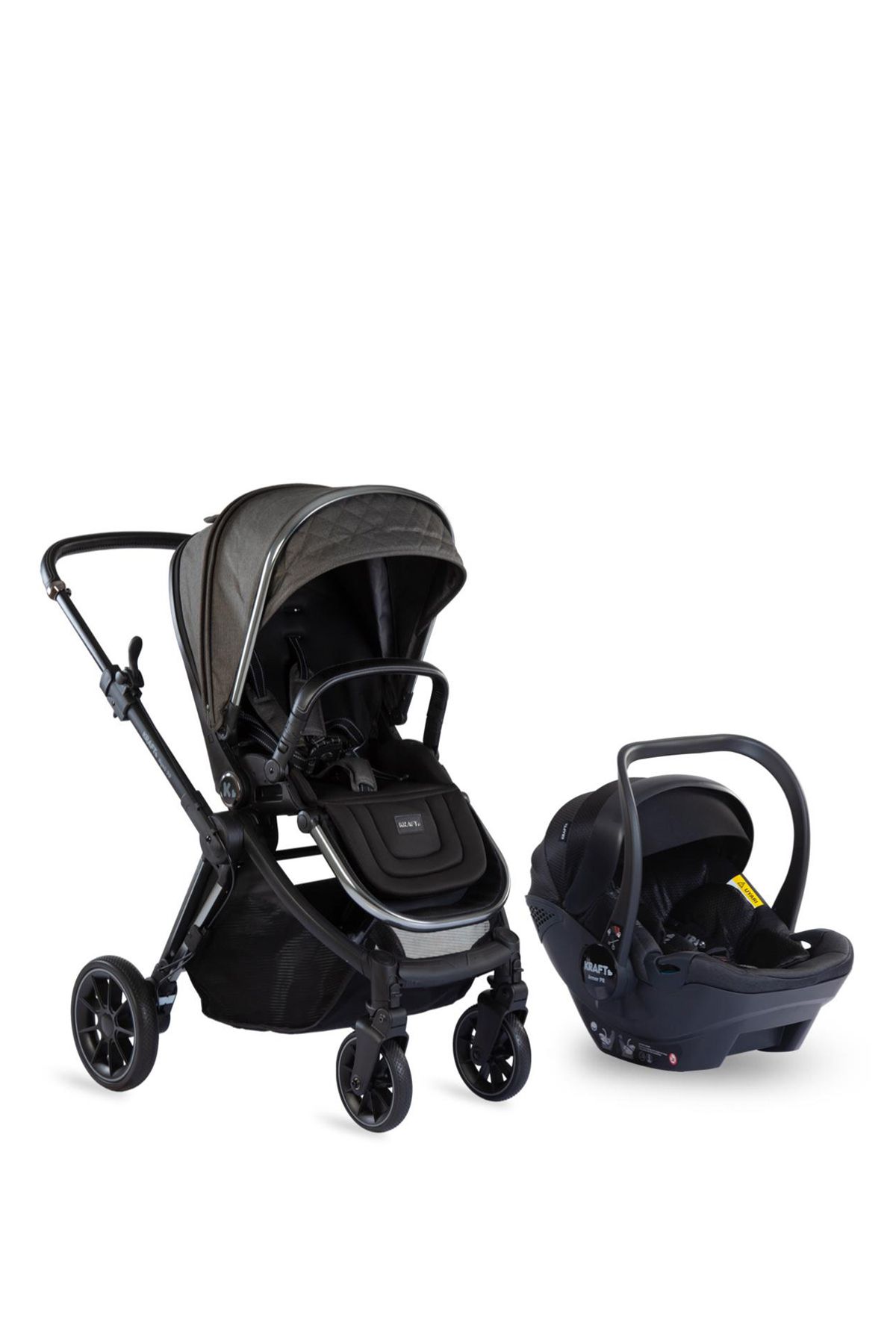 Kraft Napoli PR Gri Seyahat Sistem Bebek Arabası