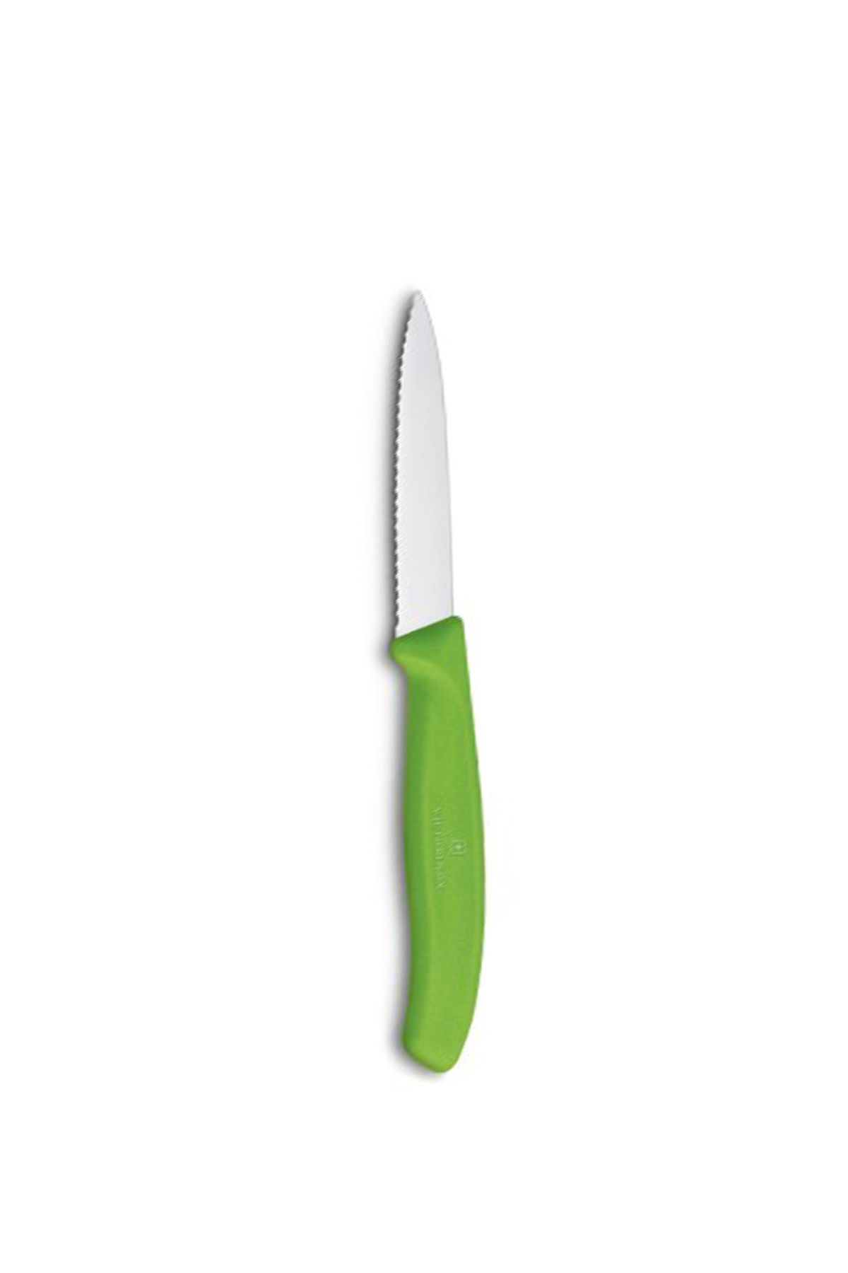 VICTORINOX Paslanmaz Çelik Yeşil Tırtıklı Soyma Bıçağı 8 cm