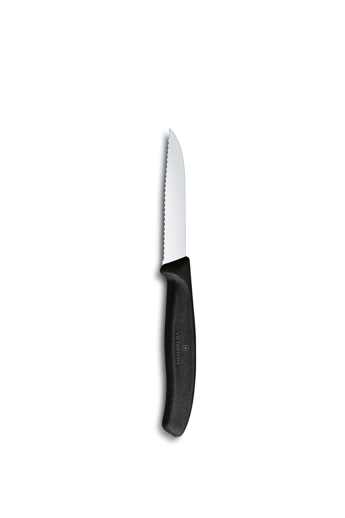 VICTORINOX Siyah Tırtıklı Soyma Bıçağı 8 cm