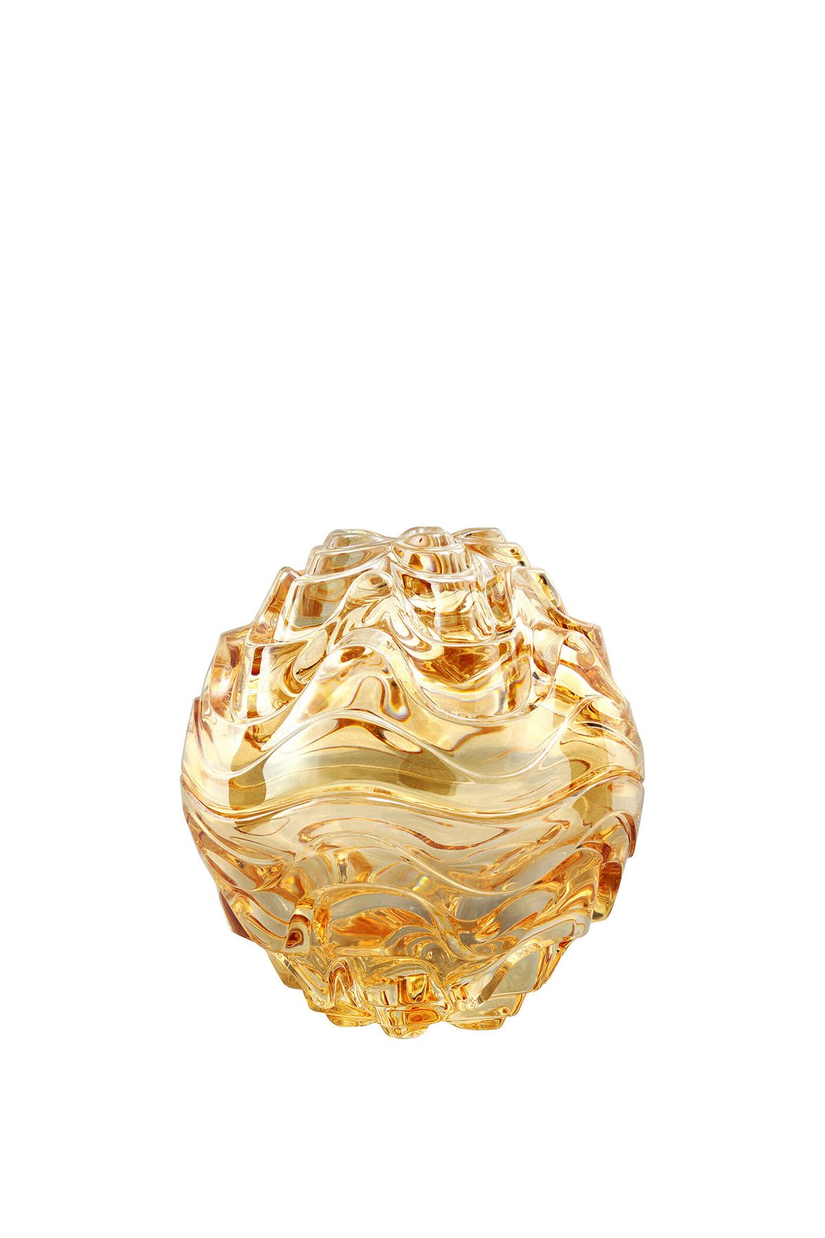 Lalique Vibration Gold Kristal Dekoratif Kutu