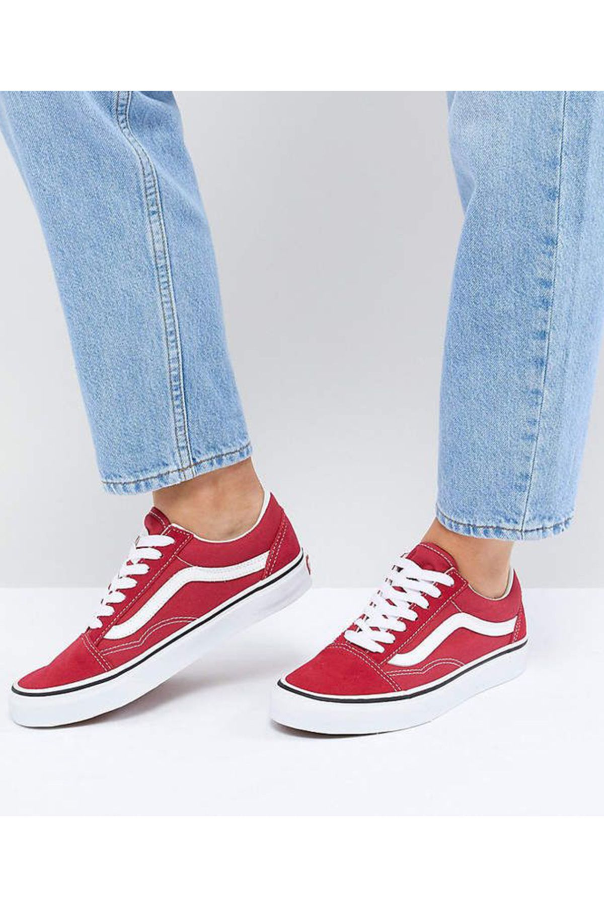 Vans Old Skool Günlük Ayakkabı Sneaker Kırmızı