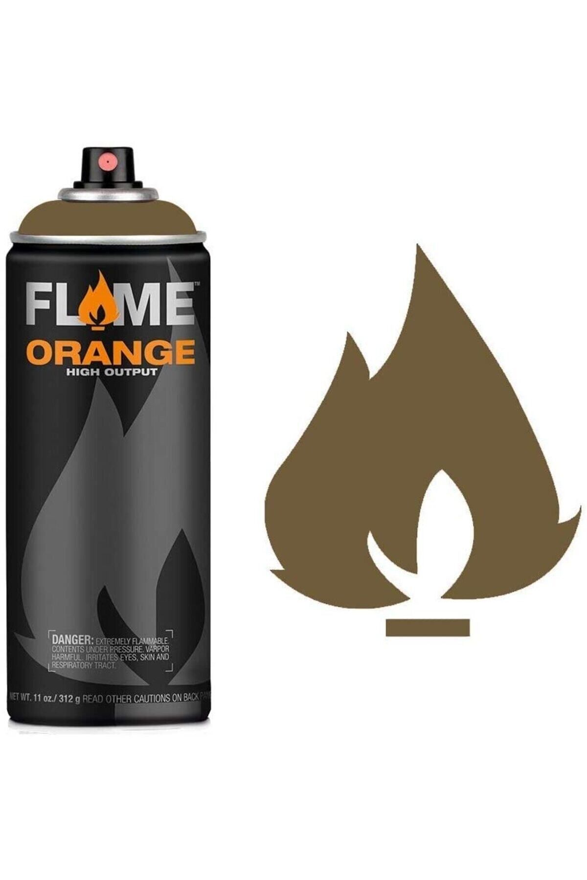 Flame Orange 400ml Sprey Boya N:736 Khaki Grey