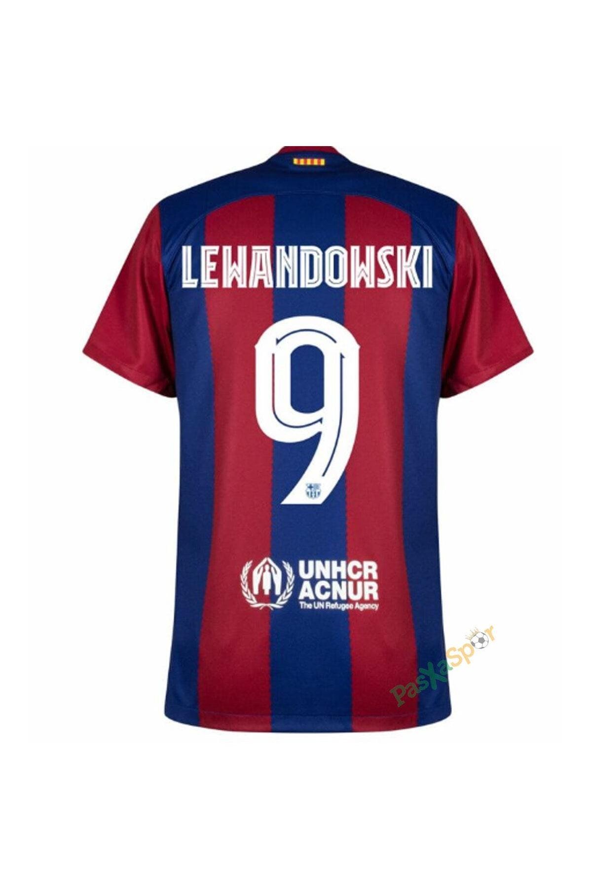 Pasxaspor Profesyonel İthal Kalite  Yeni Sezon Lewandowski Barcelona Fc 2024 Şampiyonlar Ligi İç Saha Forması