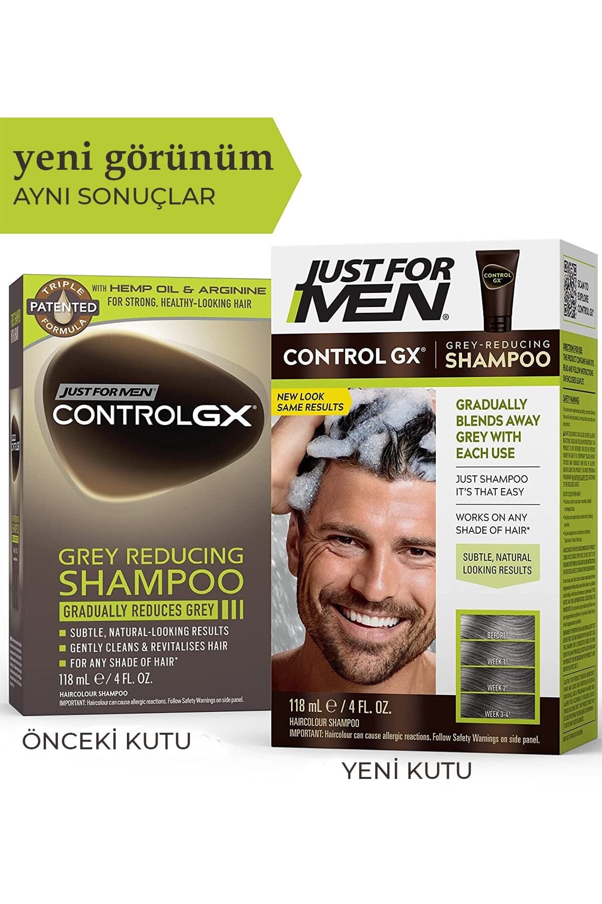 Just For Men Controlgx Saç Siyahlaştırıcı Şampuan 118 ml